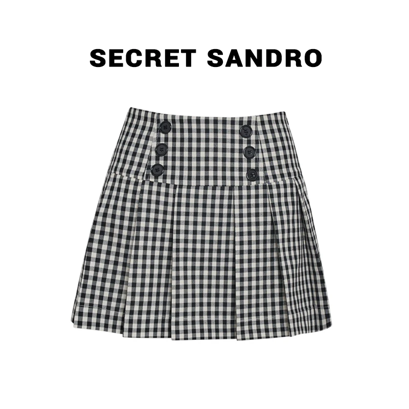 【格子裙】【Secret Sandro】 楚楚半裙 B25213014Q