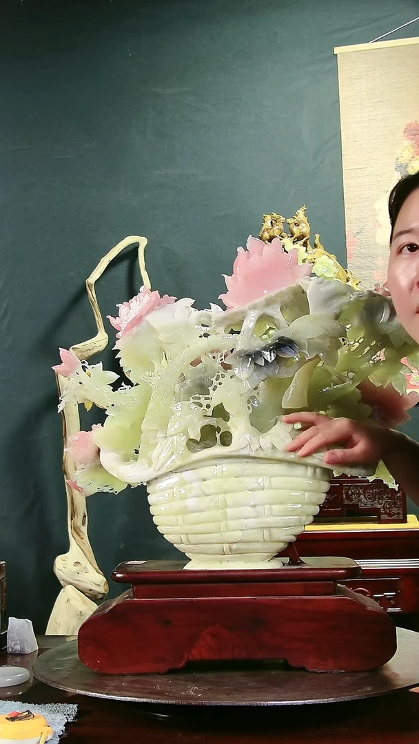 石材家居摆件手工雕刻