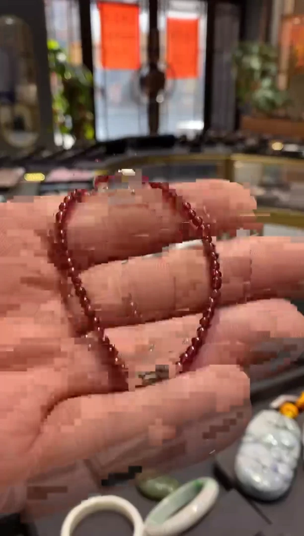 【闪购商品】石榴石手链未镶嵌实体清仓福利