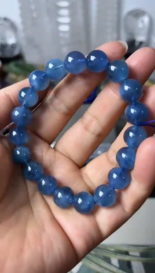 【闪购商品】海蓝宝石手链未镶嵌矿坑