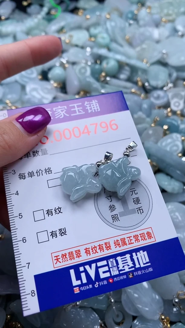 颈饰未镶嵌翡翠4796