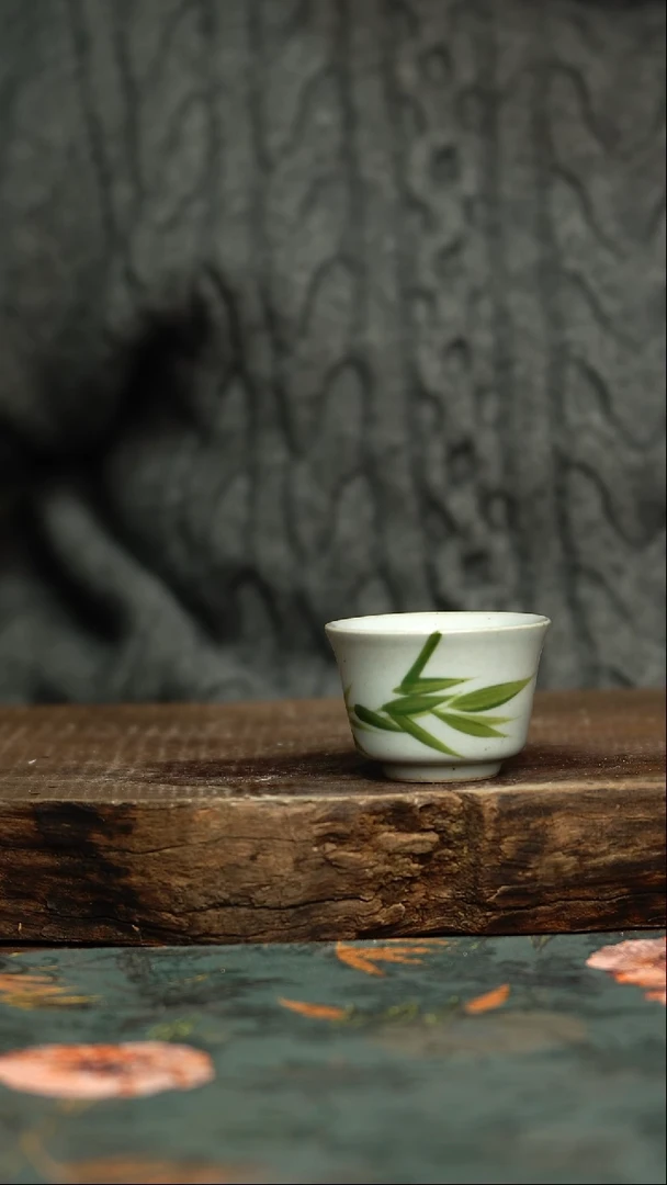 【闪购商品】杯杯釉下彩手工手绘同款陶器