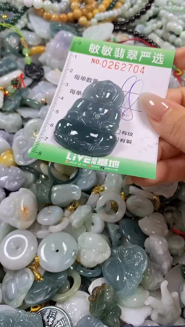 翡翠未镶嵌颈饰闪购0262704