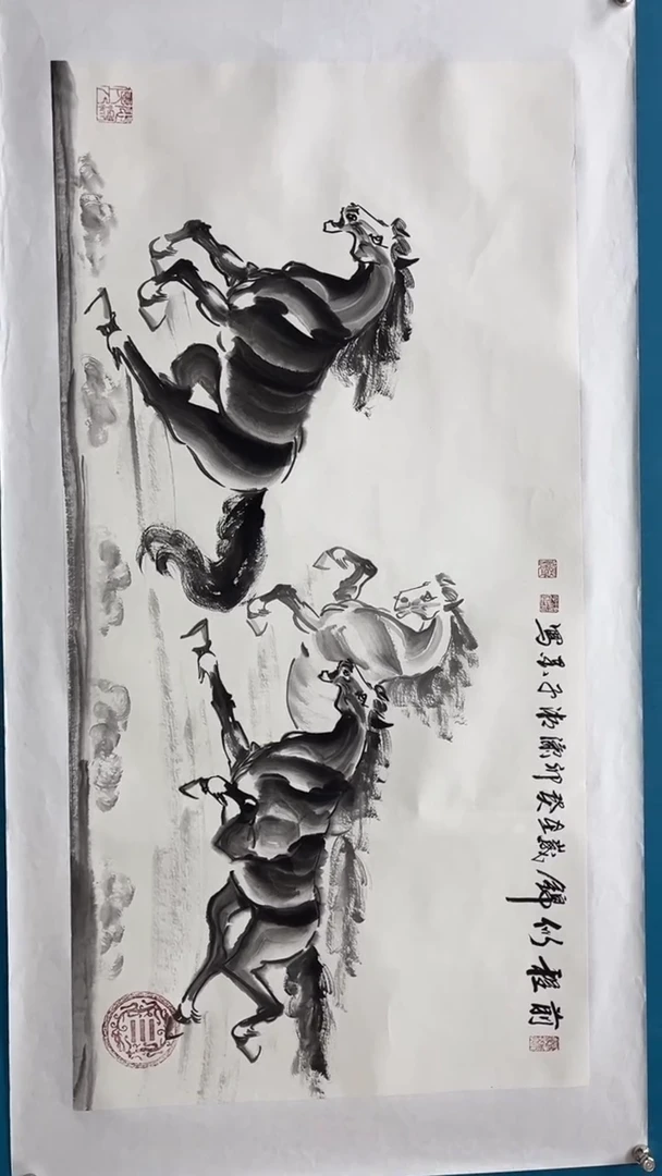 【闪购商品】绘画邓志标骏马系列3
