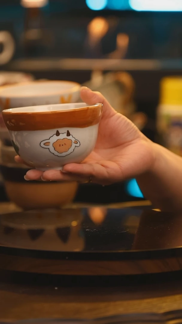 【闪购商品】杯子景德镇高温釉下彩手绘