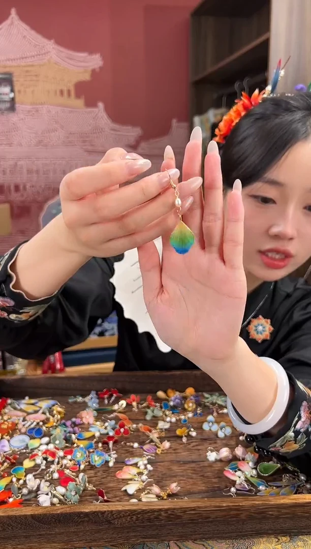 【闪购商品】刺绣苏绣世家非遗手工（耳环）