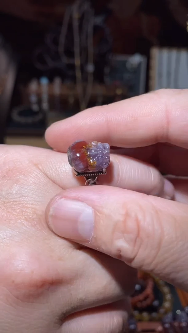 【闪购商品】水晶戒指未镶嵌极光23