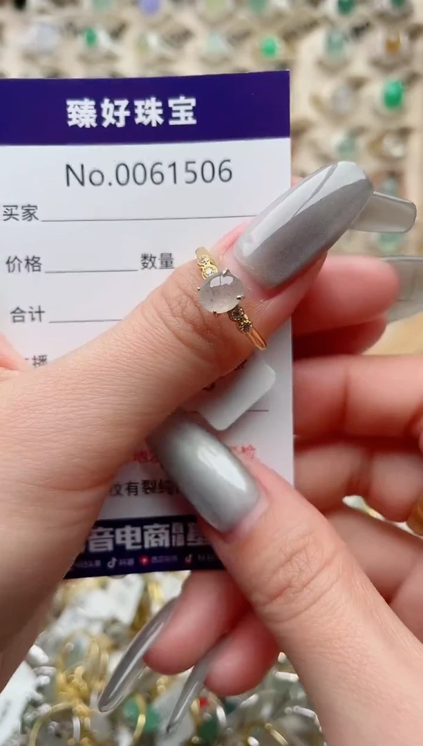 【闪购商品】翡翠戒指银S925镶嵌·