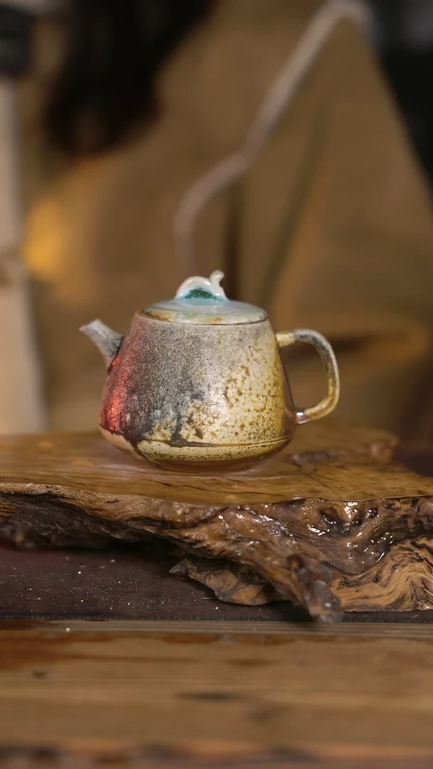 景德镇纯柴烧 壶 83