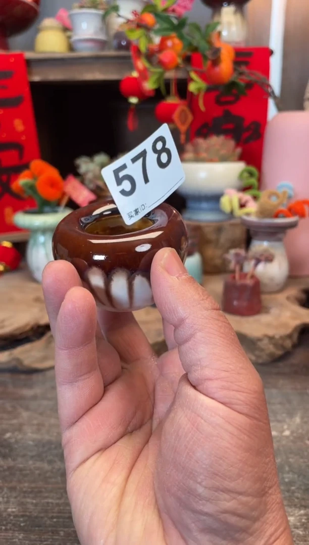 【闪购商品】摆件578知木小芳花盆