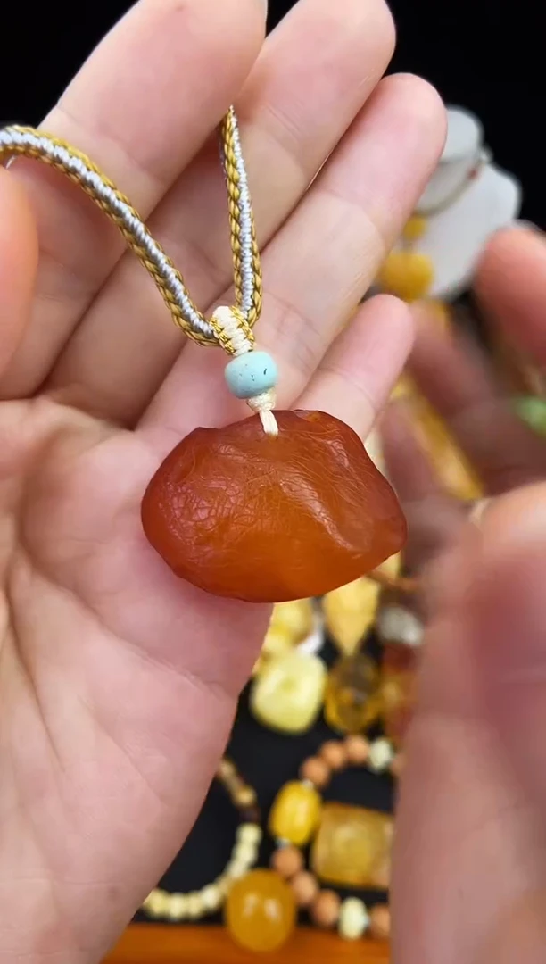 琥珀未镶嵌珠宝奇石柒月