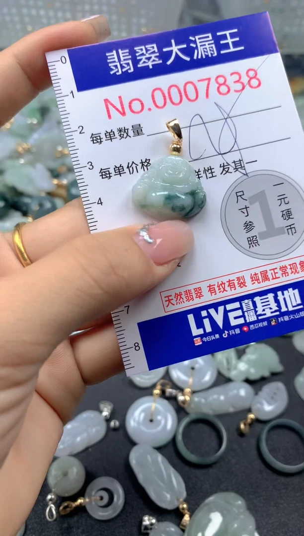 颈饰未镶嵌翡翠7838