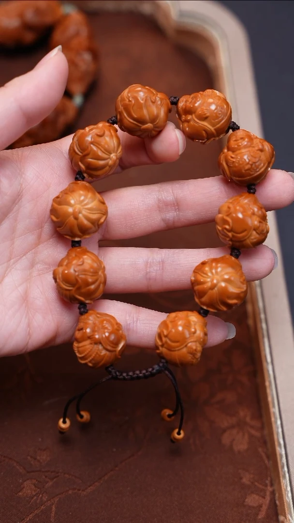 手串/手链橄榄核螺****家财神