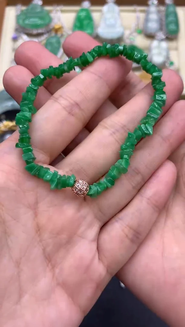 未镶嵌手链翡翠214-中国好珍宝