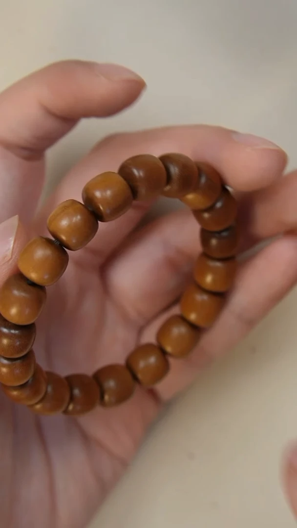 【闪购商品】檀香木手串/手链老山檀香10*11老型单圈红肉带黑油