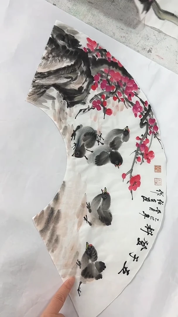国画直播福利/国画/花鸟