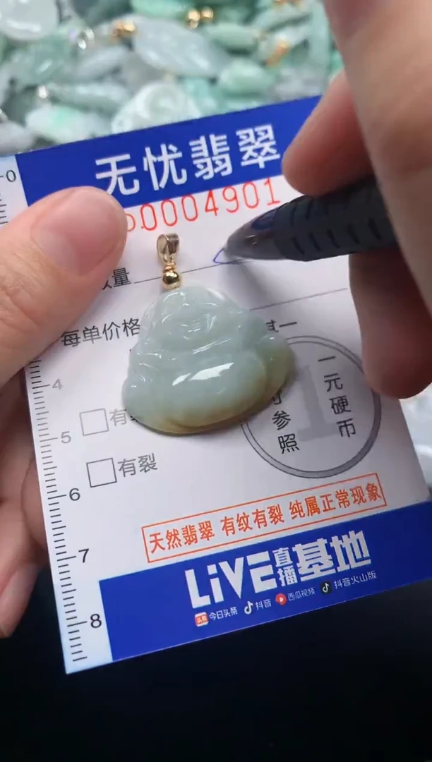 颈饰未镶嵌翡翠4901