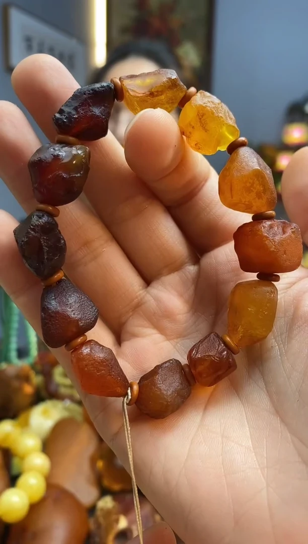 手串琥珀未镶嵌手串