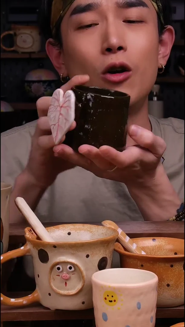 杯子景德镇可爱设计师款陶瓷(微瑕 介意勿拍)