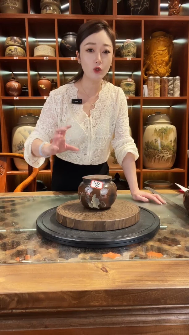 罐云南建水紫陶小茶罐@36