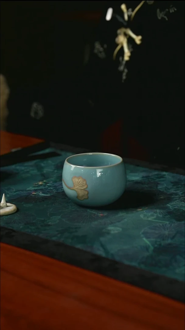 银杏杯 支钉 开片 一级品