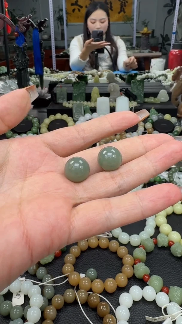 未镶嵌手串和田玉美*单珠卡14