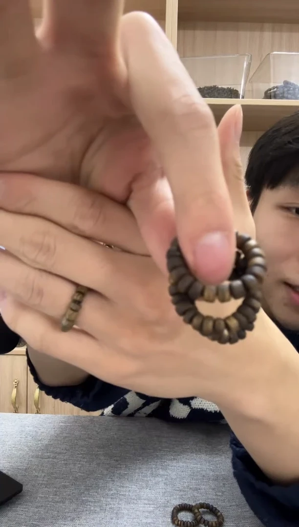 【闪购商品】沉香沉香木制品奇楠戒指1克+ 多样性发其一