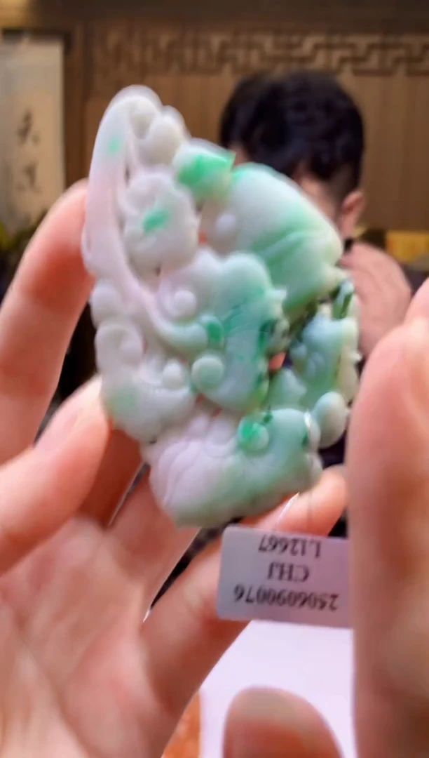 定制翡翠未镶嵌1085ry-毛货挂件7