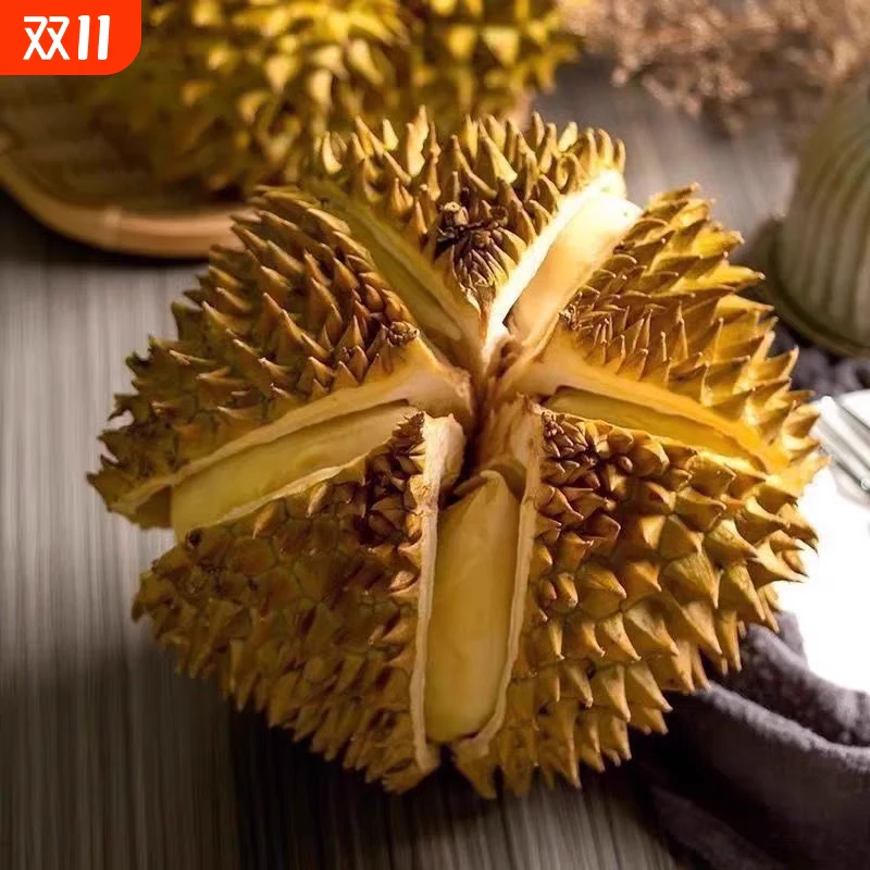 【一物一拍】（2号）新鲜榴莲现称 核小皮薄肉多  运输干耗10%左右