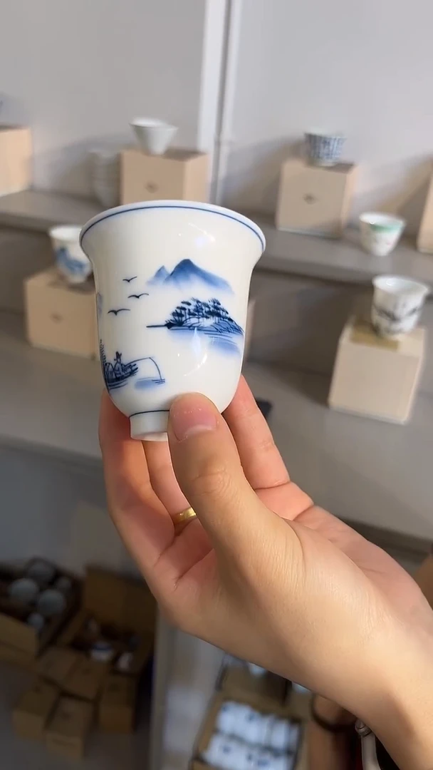 往****꧔景德镇高温瓷独钓