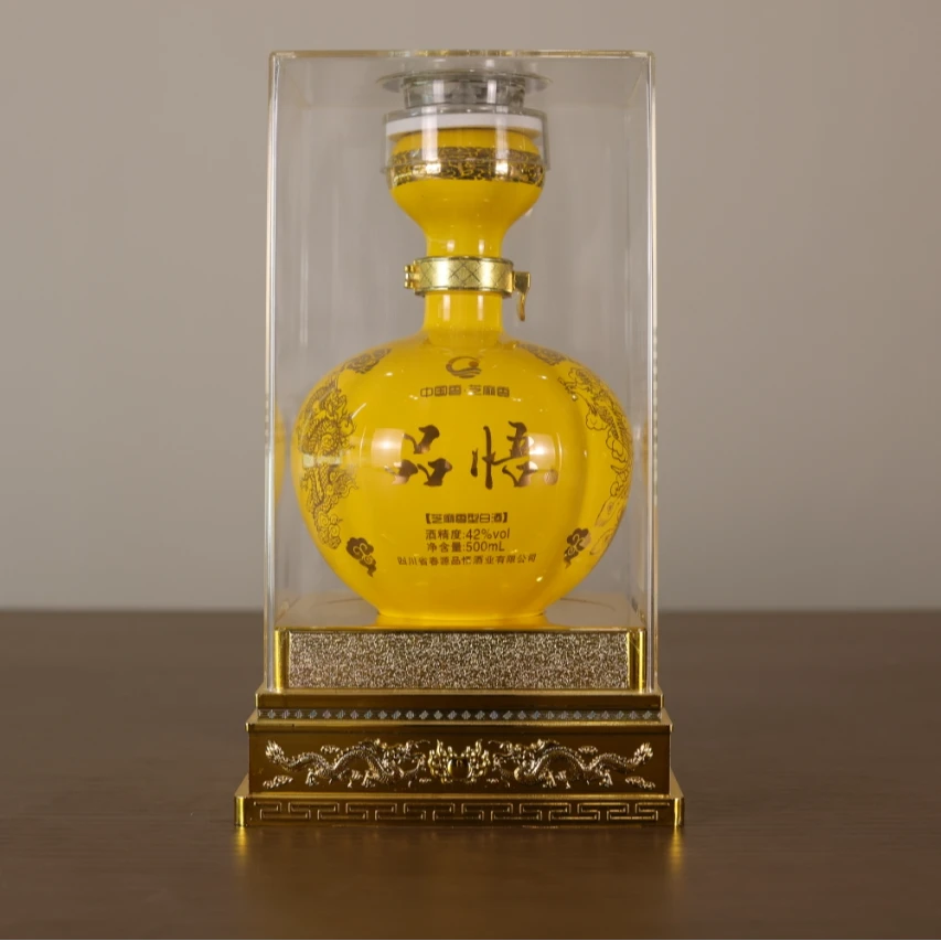 品悟品悟芝麻香型生产42度500ml黄釉瓶42度
