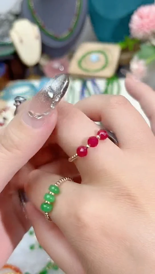 【闪购商品】红宝石戒指14K金镶嵌三生三世49