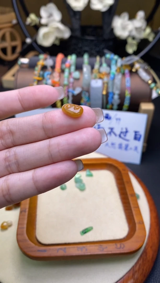 颈饰未镶嵌翡翠m****丝净货18281