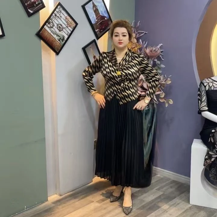 2229新款GARMON女装连衣裙妈妈装妇女时尚装气质显瘦洋气网红百搭