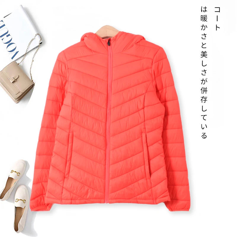 换季浮力女士连帽棉服夹棉防风防水棉衣保暖舒适00118时尚百搭