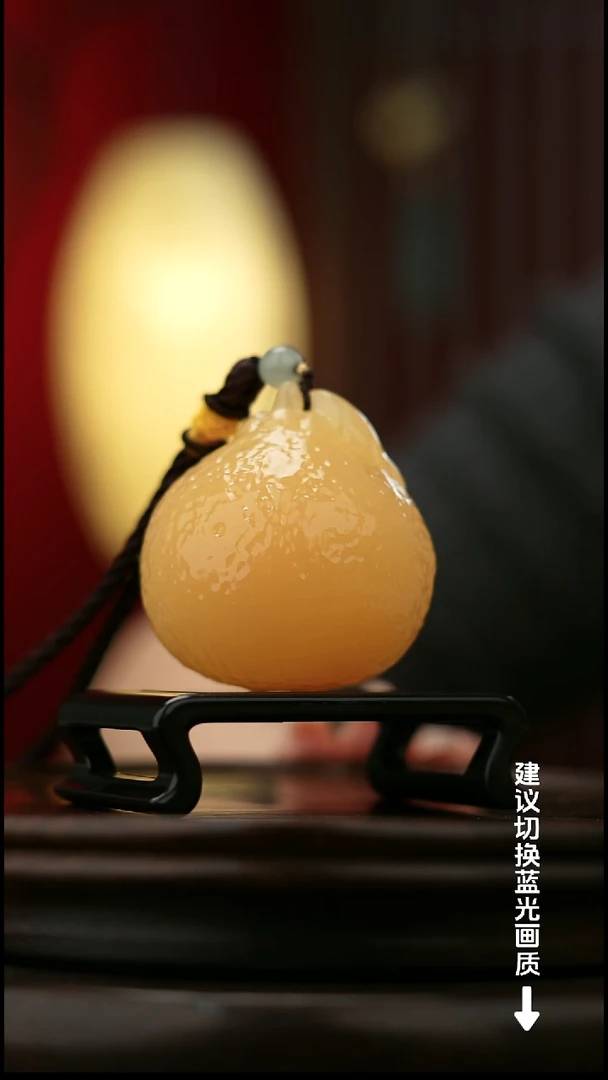 玉【大吉大利】天然玉石手把件