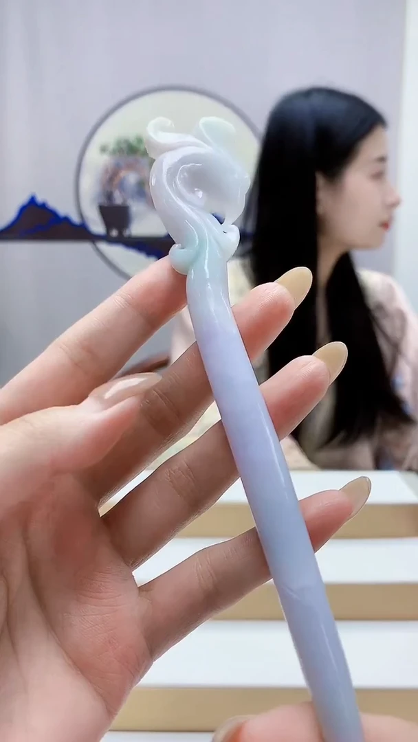 未镶嵌定制翡翠4812MM-毛货挂件90