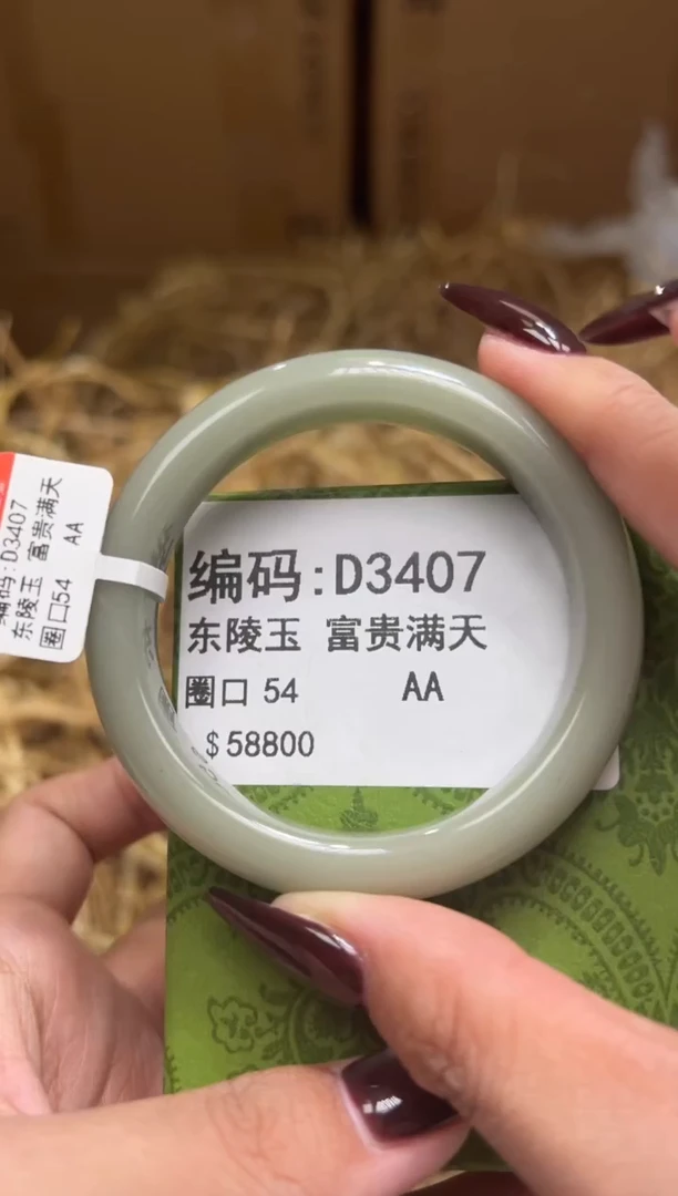 未镶嵌手镯石英质玉D3407