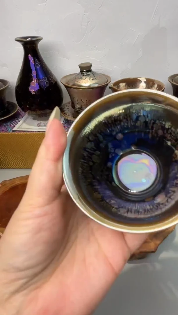 茶盏春申阁福利1只 光影压手杯