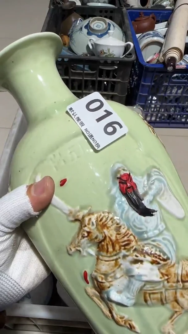 瓷片中**刀亿容工艺品016