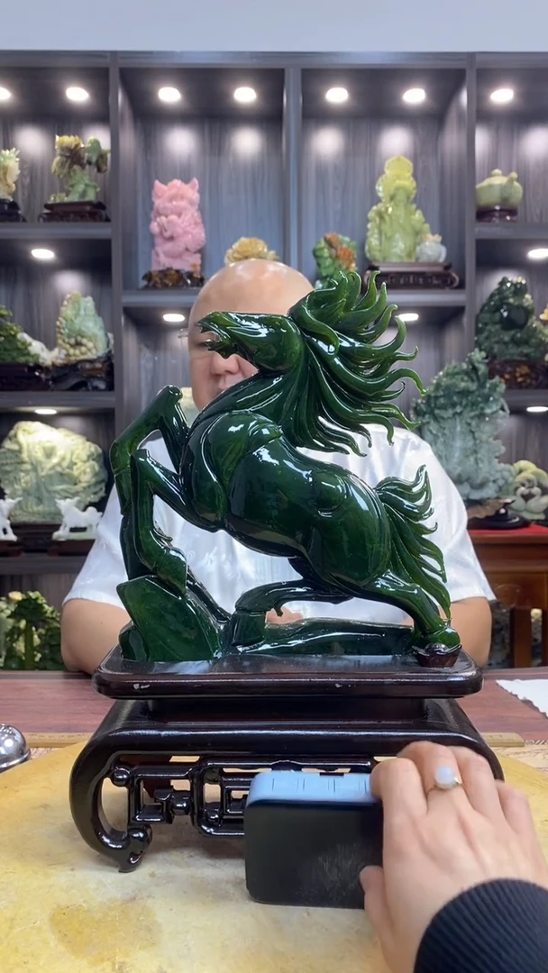 玉? 玉岫岩料手工雕刻装饰摆件居家送礼一物一图精品摆件