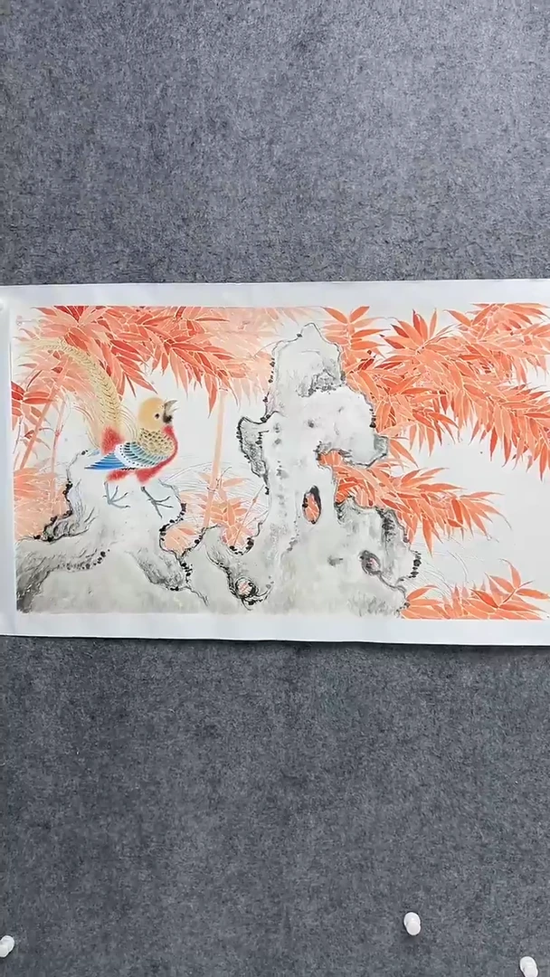 国画邹训精-8平尺-国画作品-yz