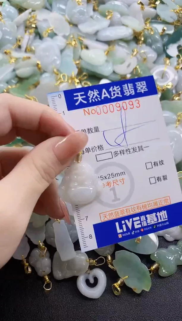 颈饰未镶嵌翡翠天然A货翡翠