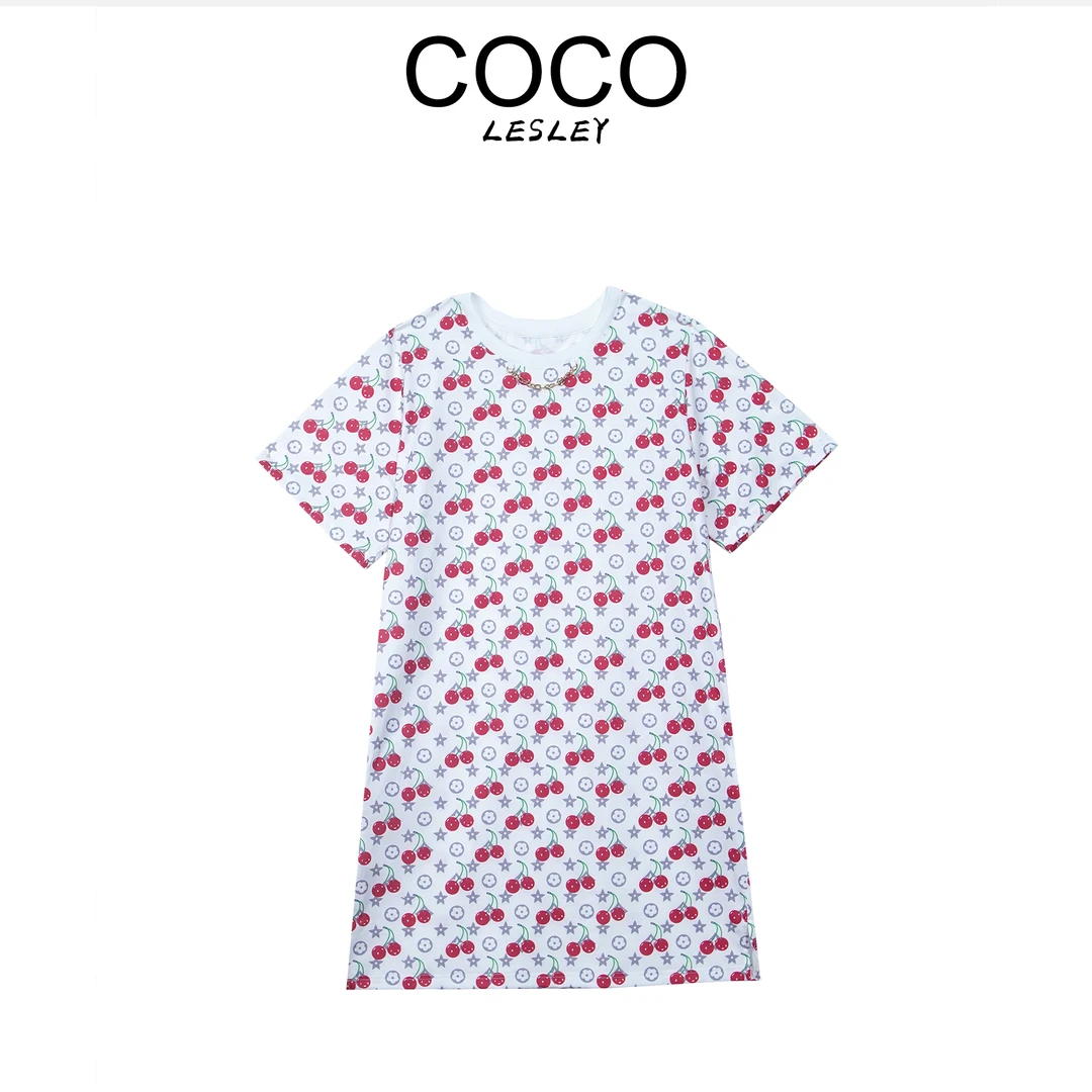 【COCOLESLEY】百搭老钱风印花连衣裙夏季高级碎花9310