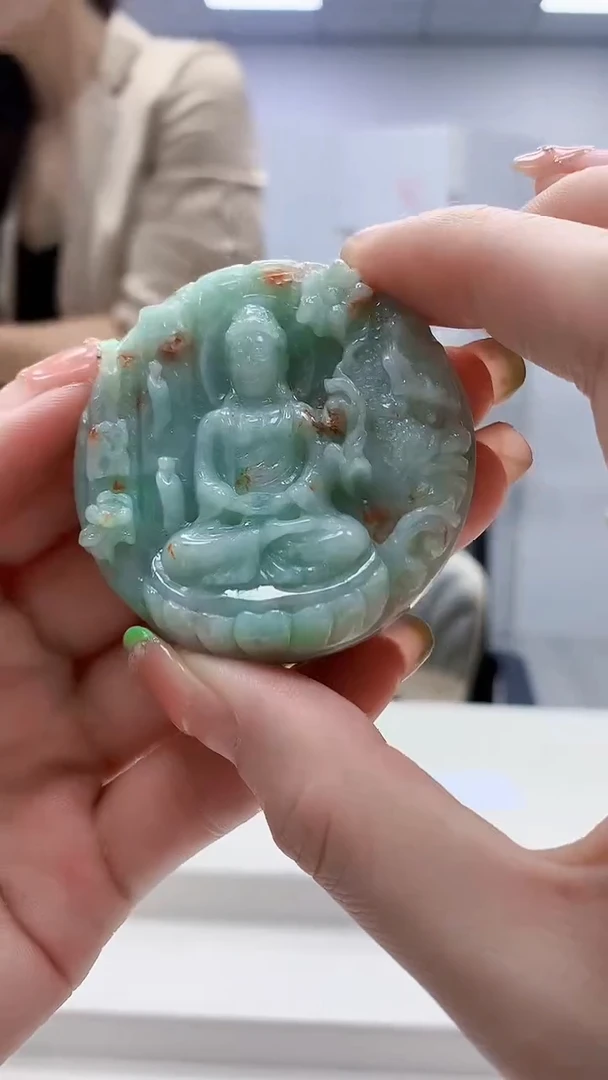 未镶嵌定制翡翠4829ry-毛货挂件93