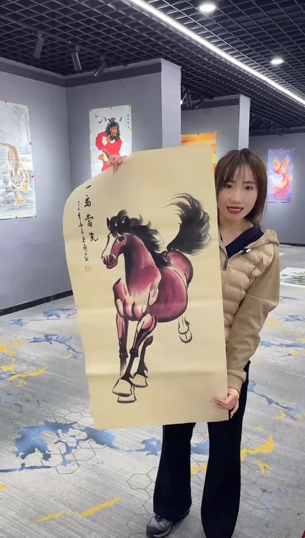 竖款年画艺术作品欣赏D19