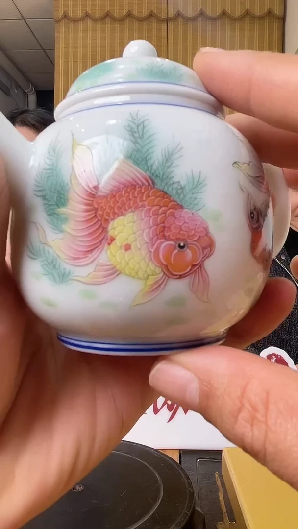 摆件陶瓷文脉艺术茶具摆件E275