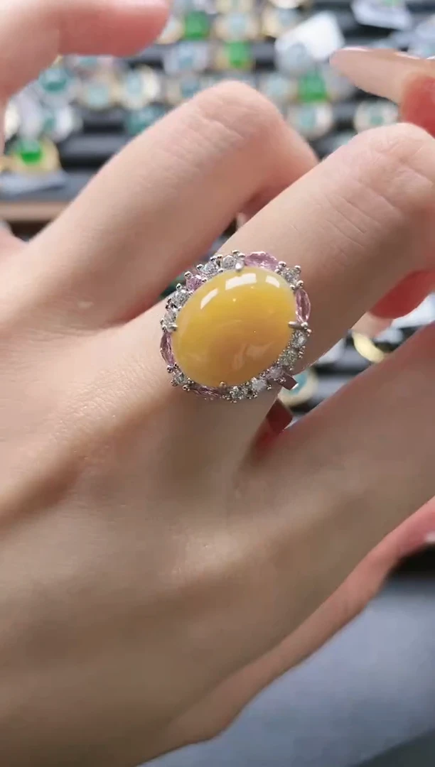 【闪购商品】翡翠戒指银S925镶嵌51151