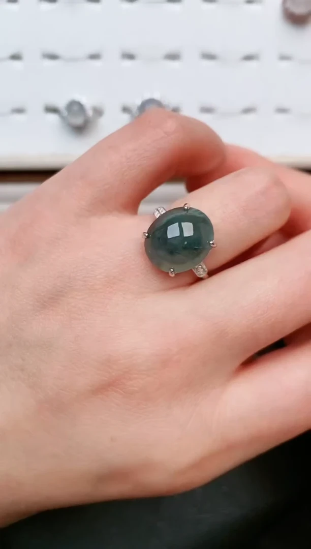 【闪购商品】翡翠戒指银S925镶嵌.....