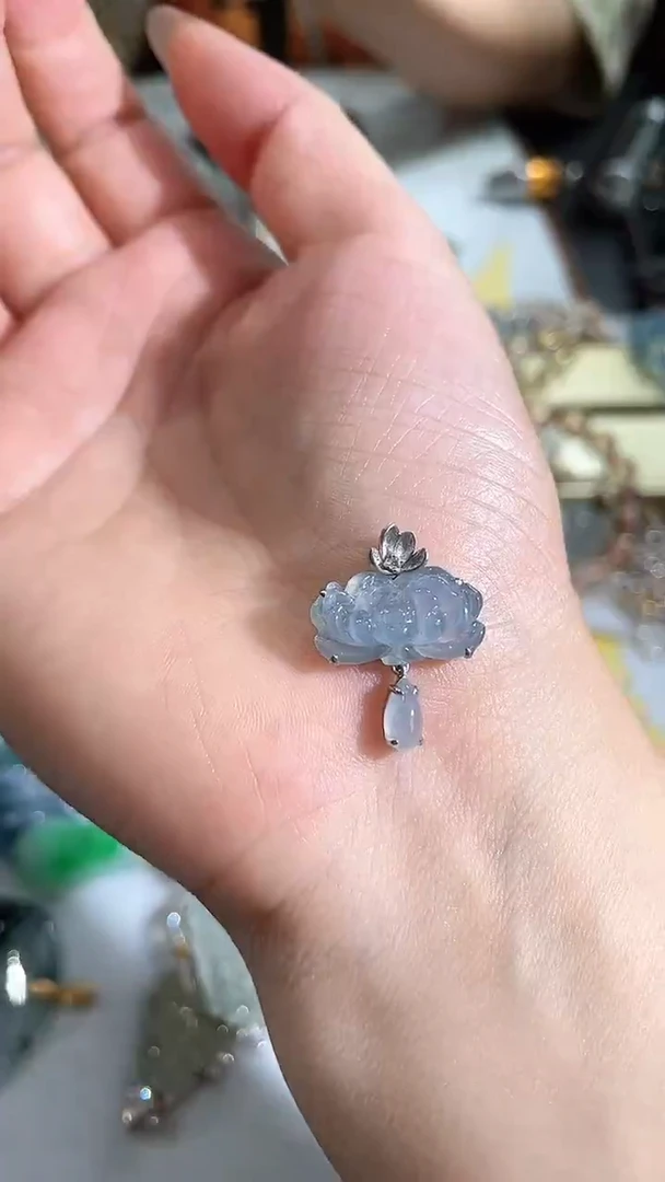 颈饰银S925镶嵌翡翠2026010101多样性发一